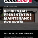 Winter Residential Garage Door Maintenance Special